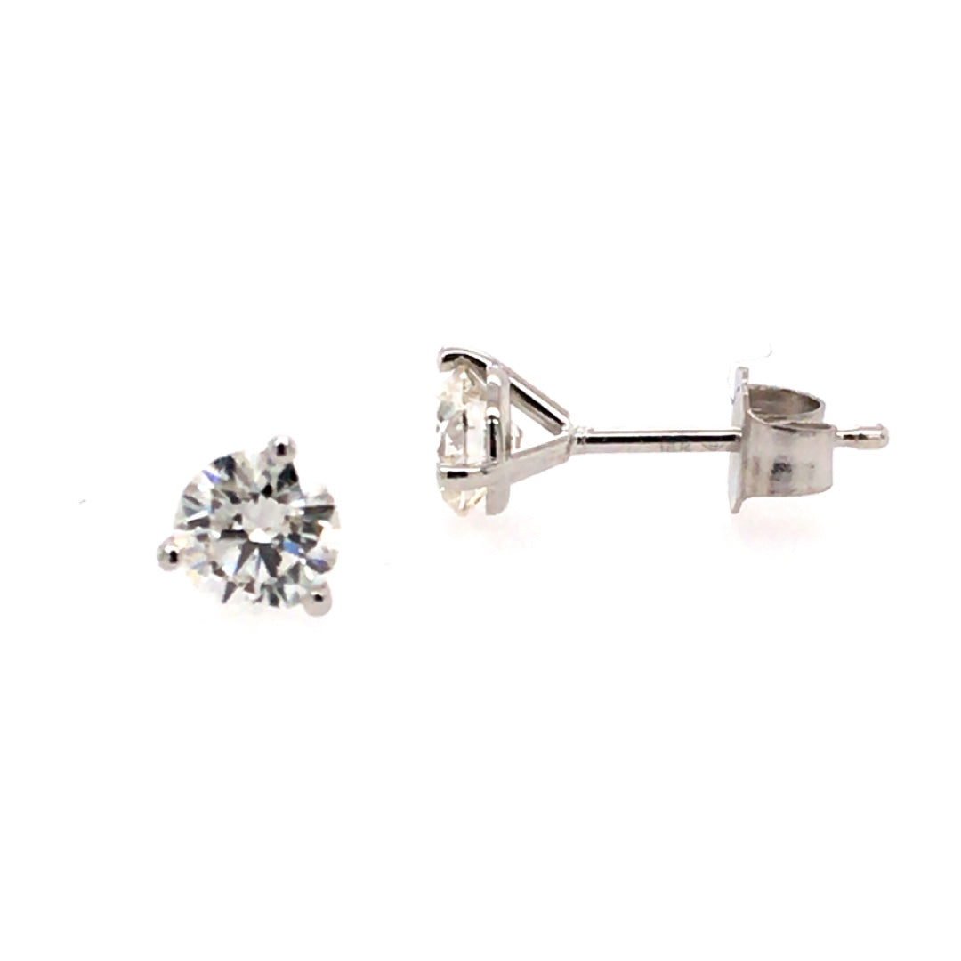 3/4 CTW Diamond Stud Earrings in White Gold "Better" Collection