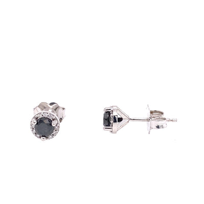 Beeghly & Co. 14 KT White Gold Diamond Stud Earrings SS24563