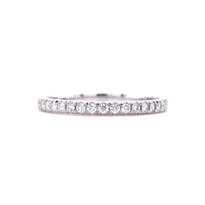 Beeghly & Co. 14 Karat White Gold 1/20 Diamond Wedding Band - Lady's BCR-65BW