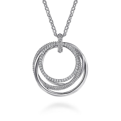 Bujukan Boutique Pendant in Silver by Gabriel NY