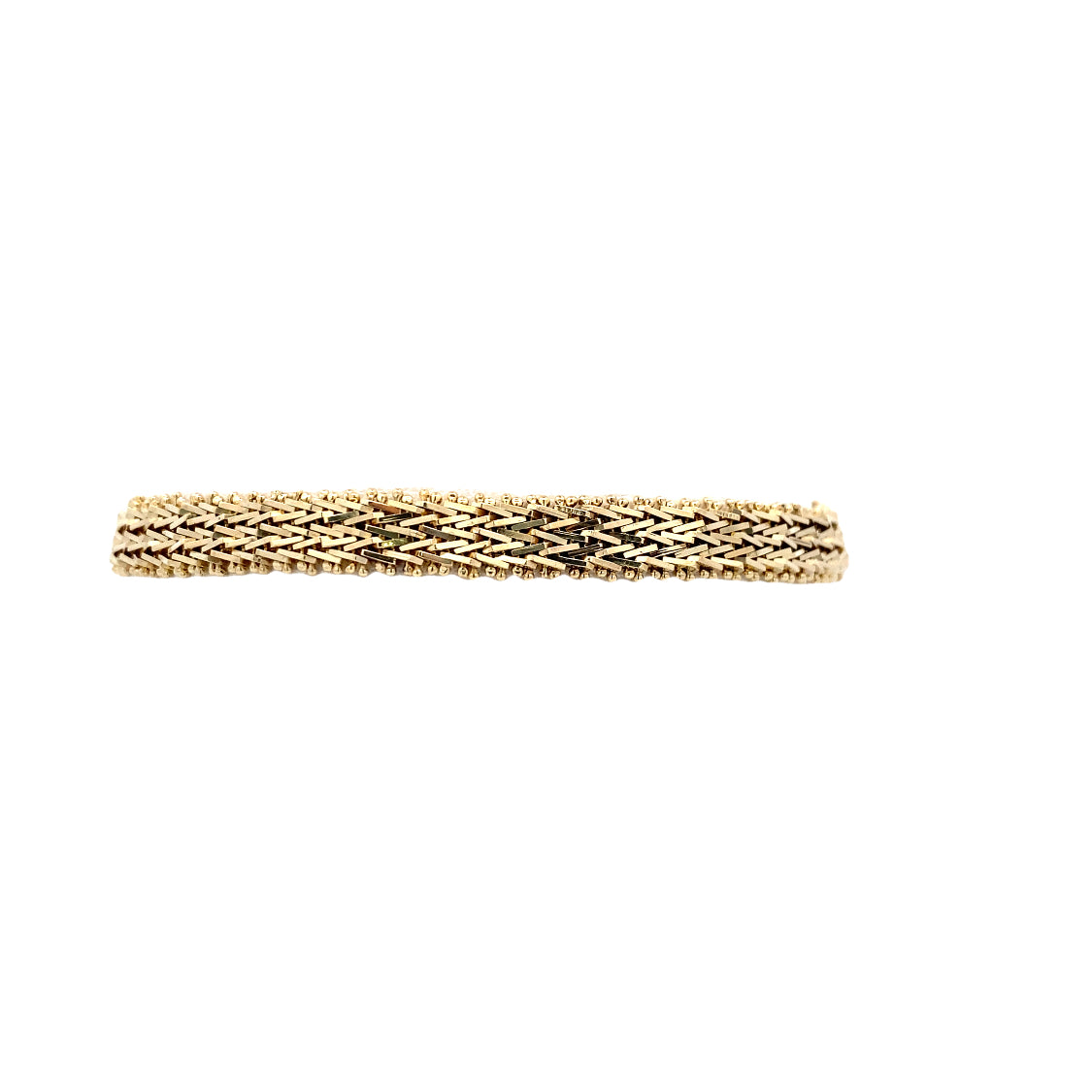 Estate Yellow Gold Fancy Link Bracelet