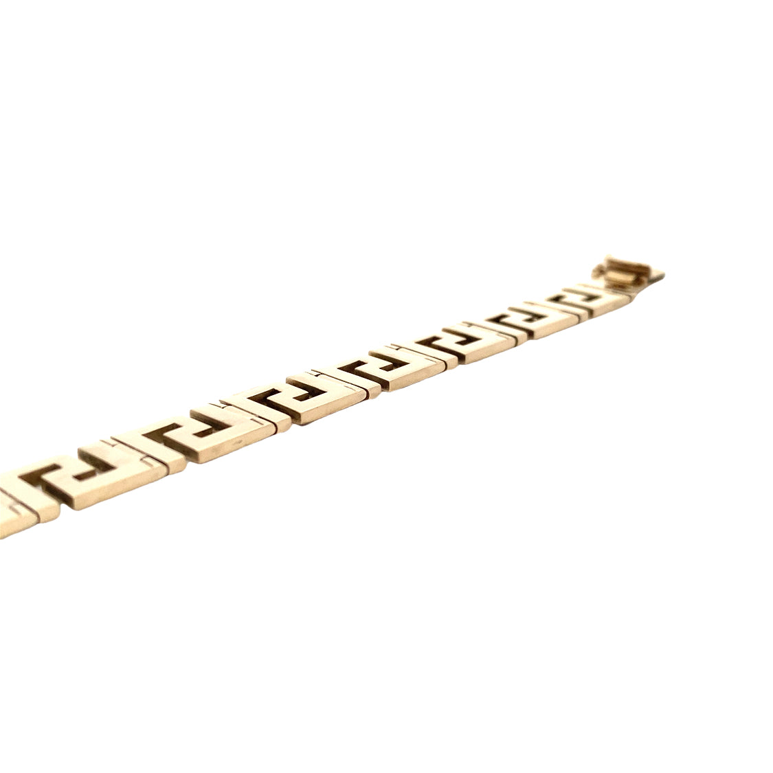 Estate Greek Key Bracelet in Yellow Gold