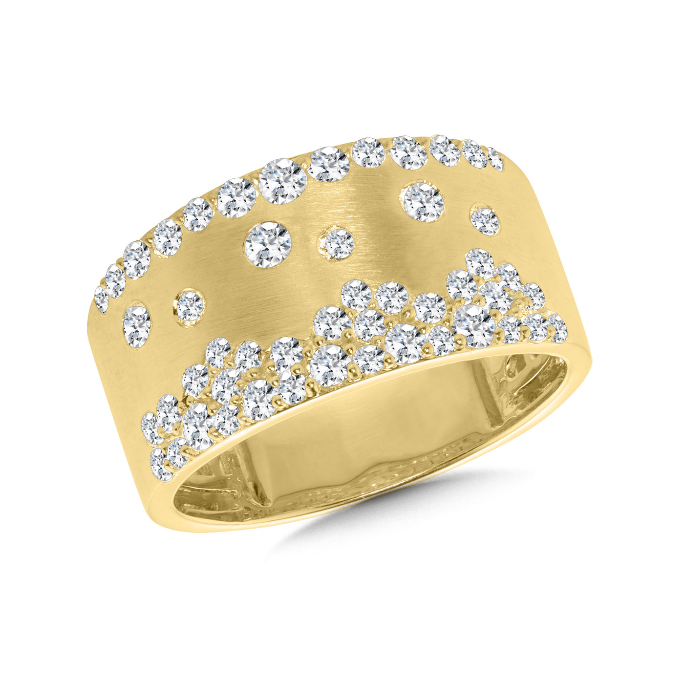 Yellow Gold Diamond Constellation Ring