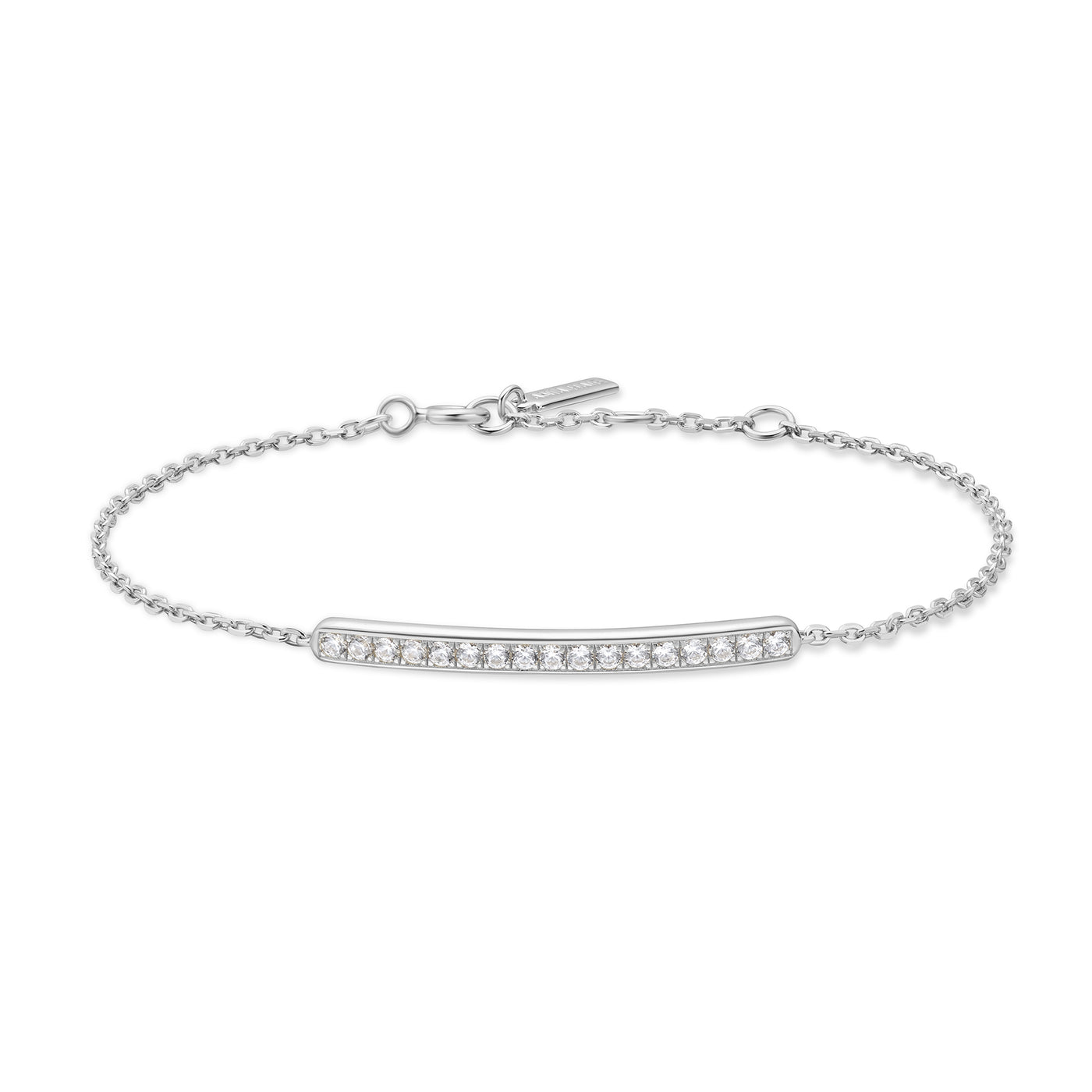 Pave Bar Bracelet in Silver by Ania Haie