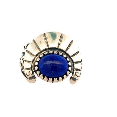 Estate Lapis Ring in Silver