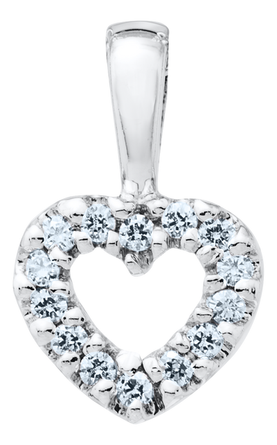 Marathon Silver Open Heart Pendant