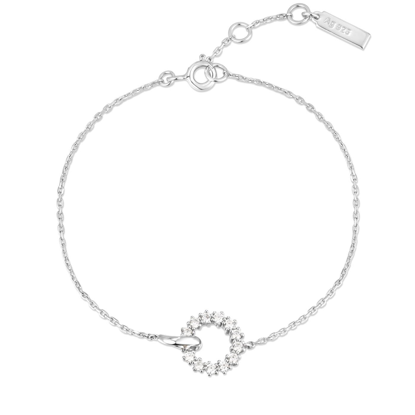 Ania Haie Silver Fancy Link Bracelets B056-01H