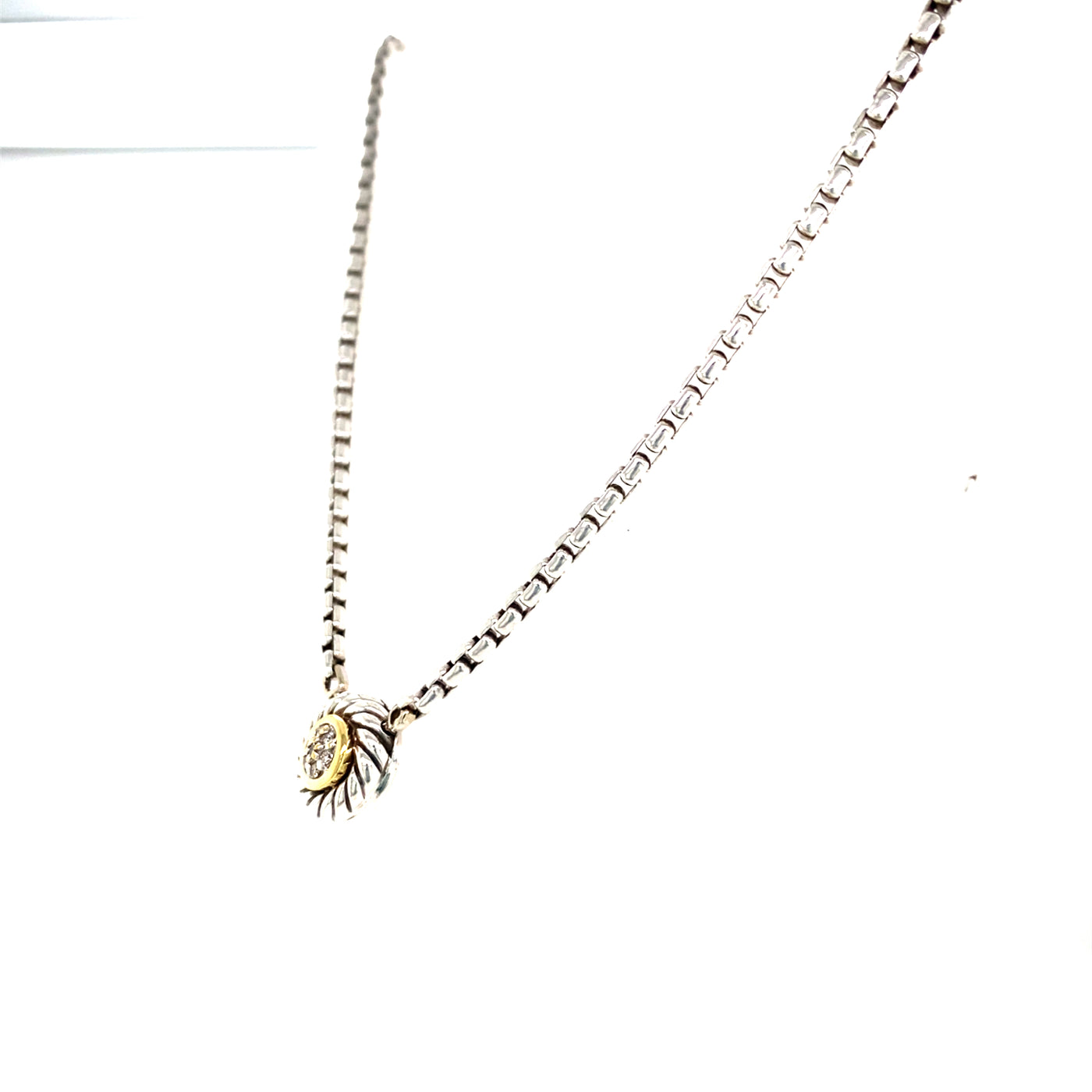 Estate David Yurman Albion Necklace in Two-Tone Gold