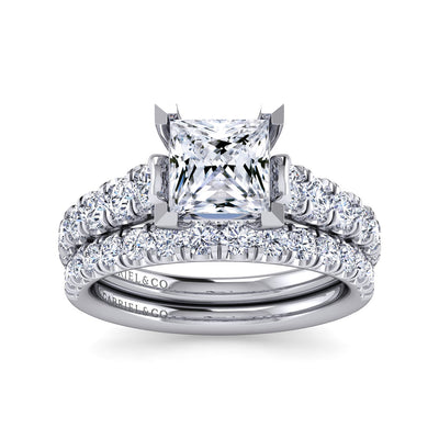 Gabriel & Co. White Round Diamond Engagement Ring ER12299SW4JJ.CSCZ