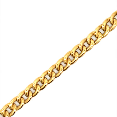 Estate Yellow Gold Fancy Link Bracelet