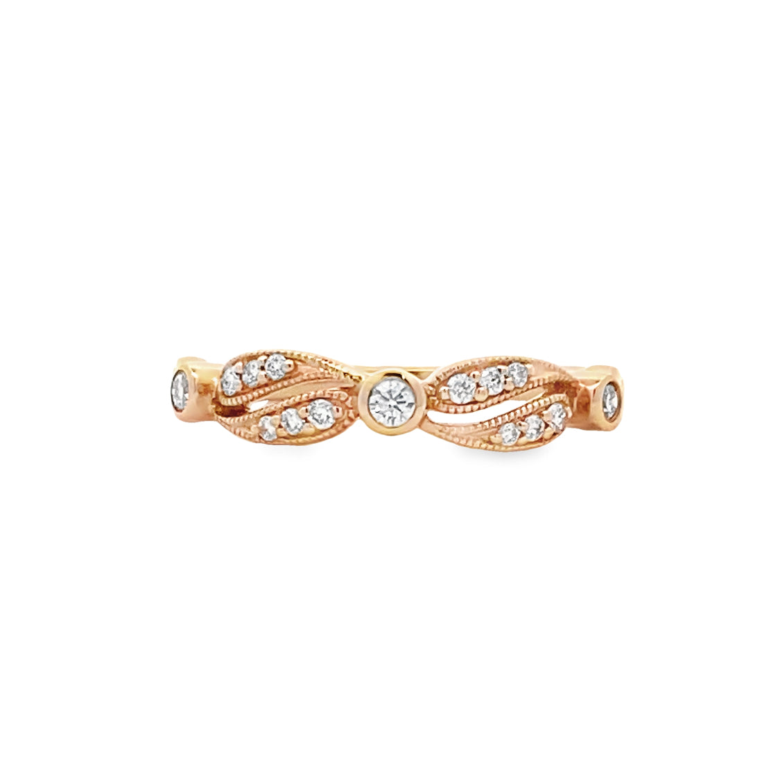 Allison Kaufman Co. Yellow Gold Diamond Fashion Ring