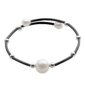 Freshwater Pearl Bracelet in Silver by Imperial Pearl